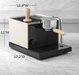 FELLOW Fellow Series 1 Espresso
Machine, Sesame with Wood image 3
